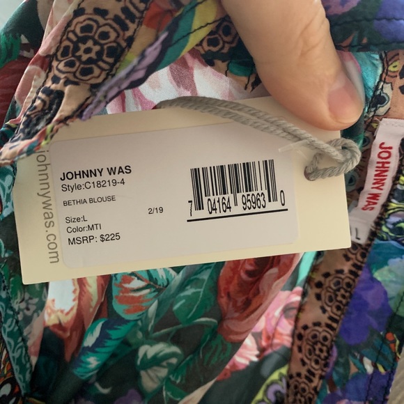 johnny was bethia blouse